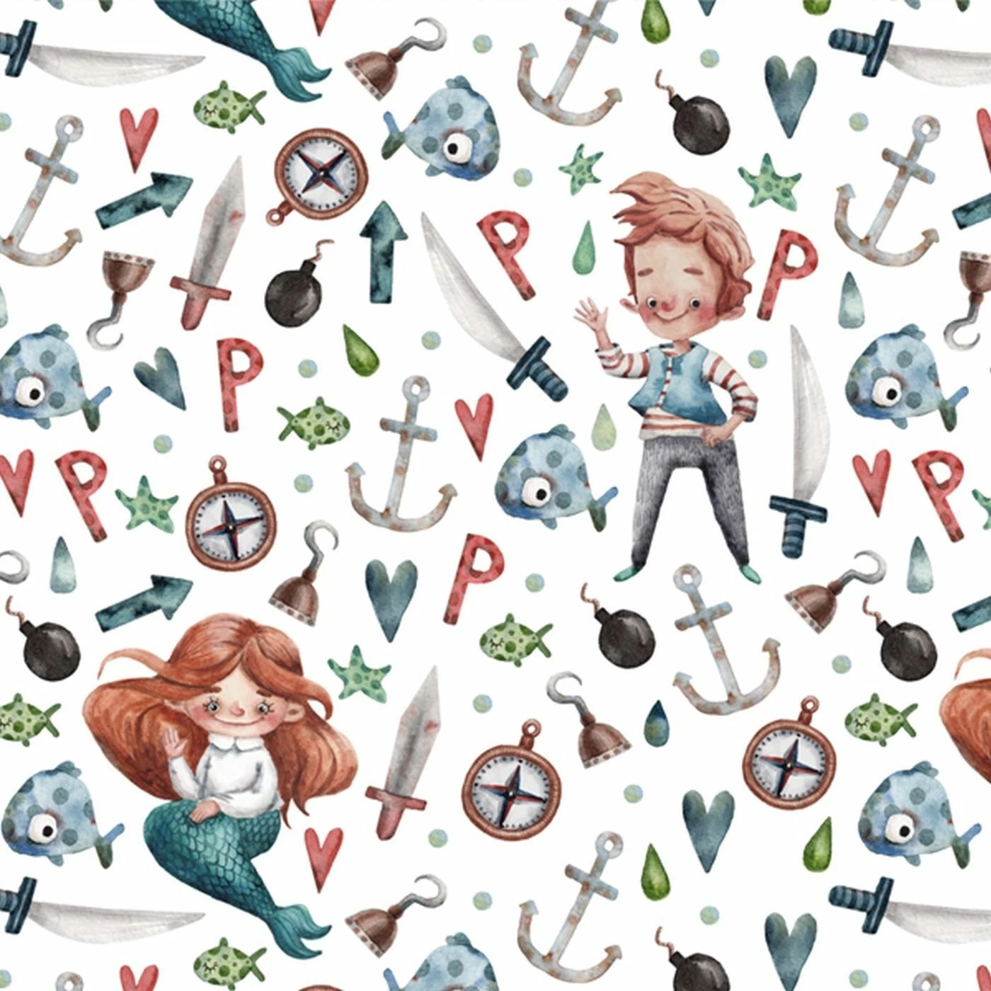 Bio-Jersey, Meerjungfrau Pirat, Pirate World 1 Bio-Jersey, Meerjungfrau Pirat, Pirate World