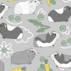 Bio-Jersey, Meerschweinchen, Grau