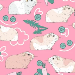 Bio-Jersey, Meerschweinchen, Rosa