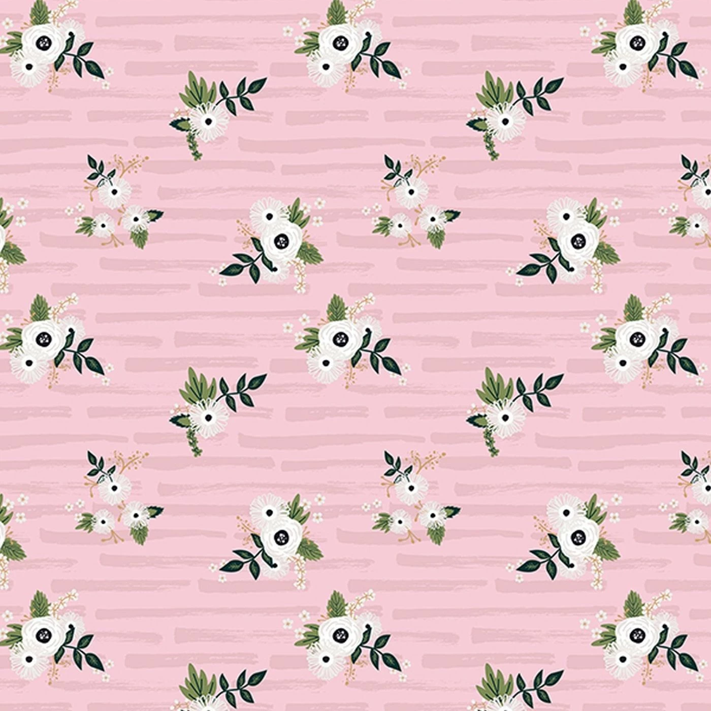 Bio-Jersey, Mini-Blümchen, Rehkitz 1 Bio-Jersey, Mini-Blümchen, Rehkitz