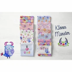 Bio-Jersey, Monster Sterne Lila, Monsterstark -Outlet STOFFWELTEN Store bio jersey monster sterne lila monsterstark3