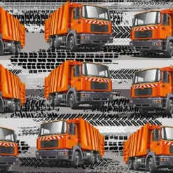 Bio-Jersey, Müllautos Auf Grau