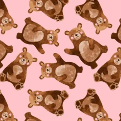 Bio-Jersey, Mutmach Bären, Bären Auf Rosa