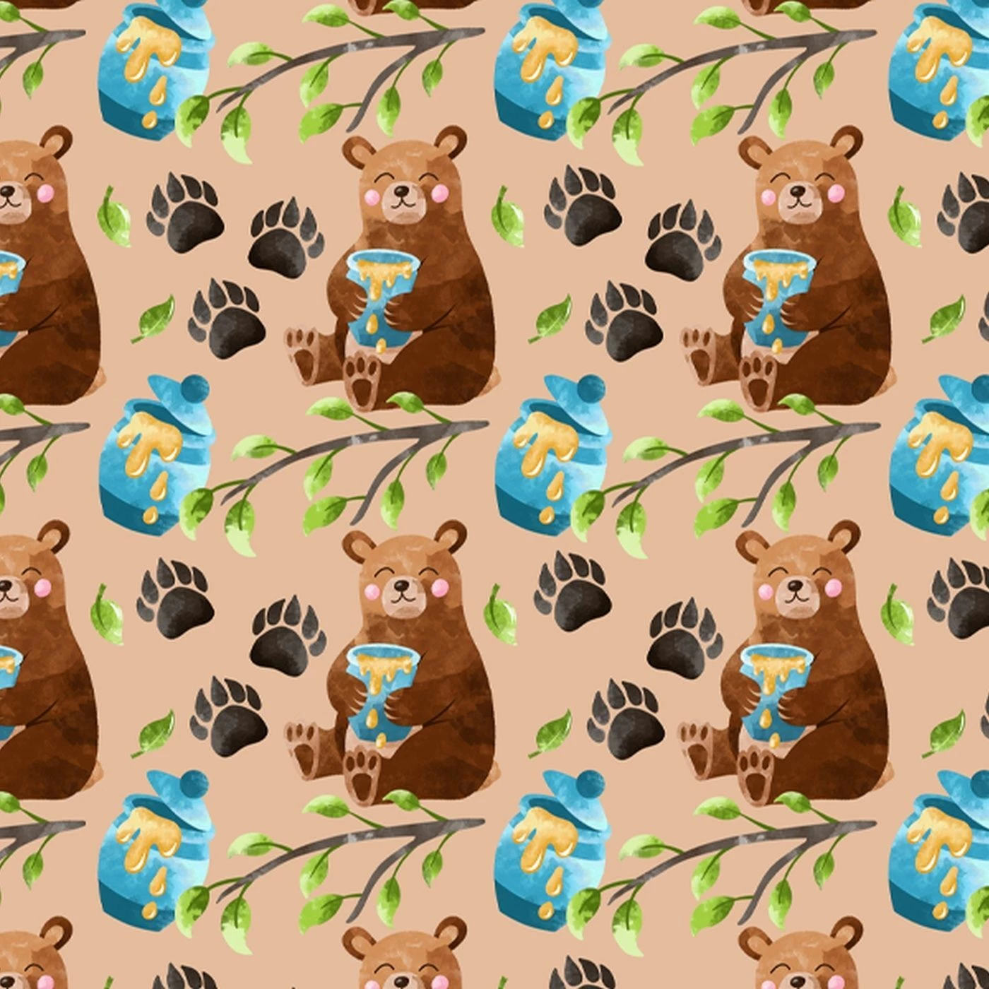 Bio-Jersey, Mutmach Bären, Blau 1 Bio-Jersey, Mutmach Bären, Blau