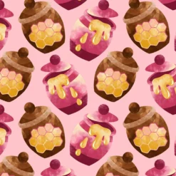 Bio-Jersey, Mutmach Bären, Honigtöpfe Rosa