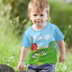 Bio-Jersey, Punkte - Die Kleine Farm -Outlet STOFFWELTEN Store bio jersey punkte die kleine farm4