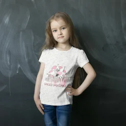 Bio-Jersey, Punkte Pink Auf Rosa, Hero Girl -Outlet STOFFWELTEN Store bio jersey punkte pink auf rosa hero girl4