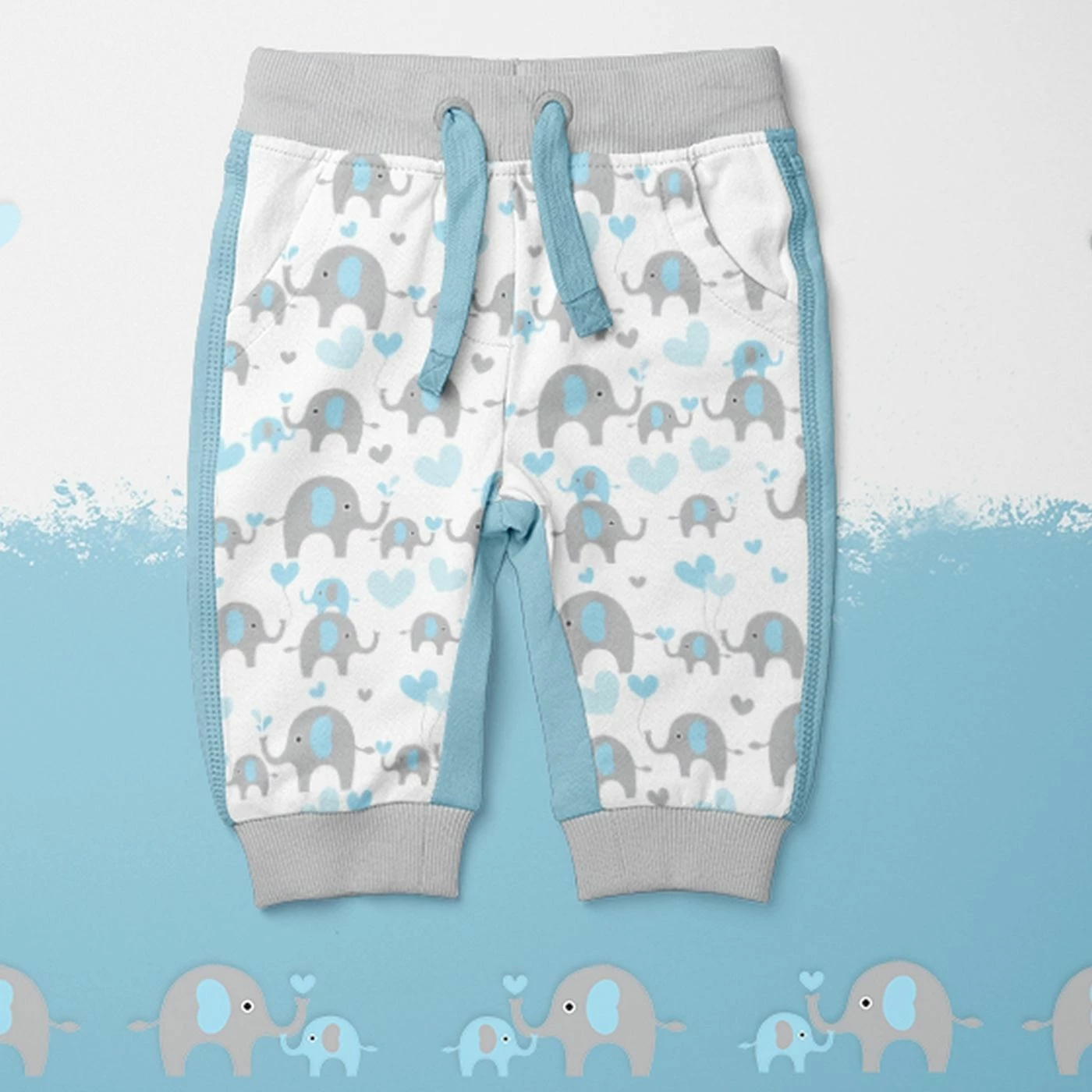 Bio-Jersey, Punkte Rosa, ElefantenLiebe 3 Bio-Jersey, Punkte Rosa, ElefantenLiebe – Bild 3