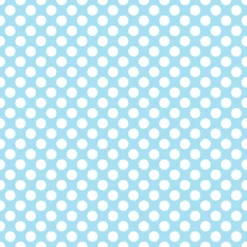 Bio-Jersey, Punkte Weiss Blau, ElefantenLiebe