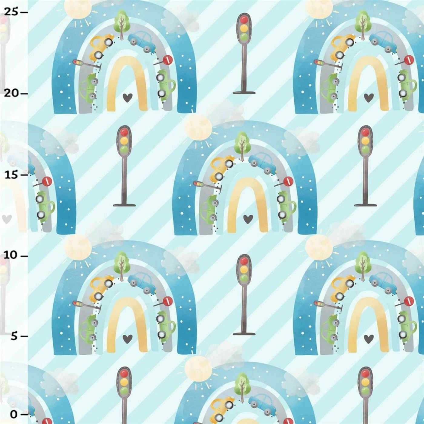 Bio-Jersey, Rainboy Cars, Kombi Hellblau 1 Bio-Jersey, Rainboy Cars, Kombi Hellblau