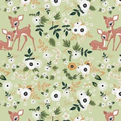 Bio-Jersey, Rehe & Blumen, Rehkitz