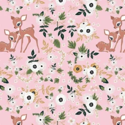 Bio-Jersey, Rehe Und Blumen, Rehkitz