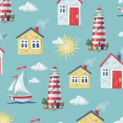 Bio-Jersey, Reise Zum Meer, Leuchtturm