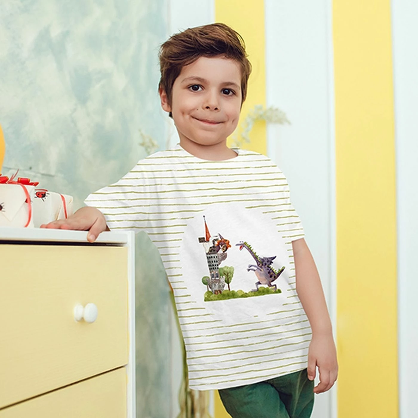 Bio-Jersey, Ritterwelt, Ritter, Zelt 5 Bio-Jersey, Ritterwelt, Ritter, Zelt – Bild 5