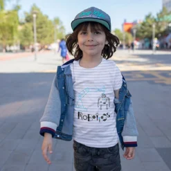 Bio-Jersey, Roboter Grau, Robofan -Outlet STOFFWELTEN Store bio jersey roboter grau robofan4