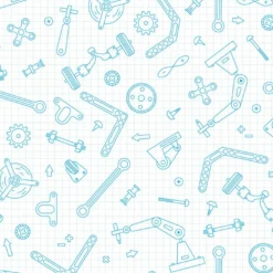 Bio-Jersey, Roboterteile Blau, Robofan