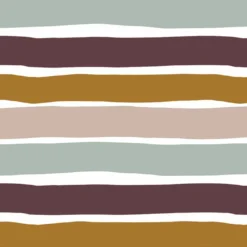 Bio-Jersey, Scandi Kids 2, Blockstreifen, Rainbow Dino