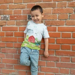 Bio-Jersey, Schweinespaß, Bauernhof 8 Bio-Jersey, Schweinespaß, Bauernhof -Outlet STOFFWELTEN Store bio jersey schweinespass bauernhof3