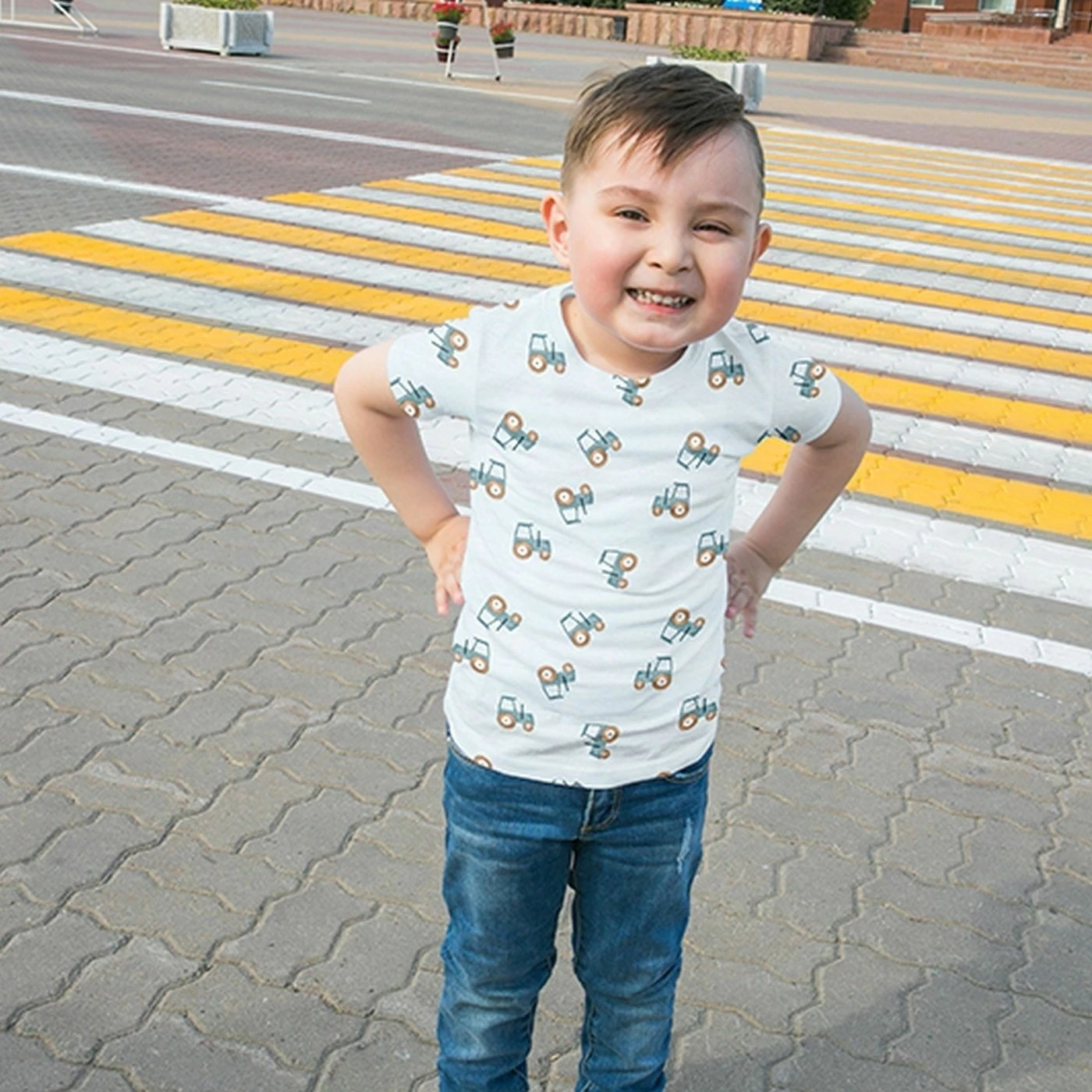 Bio-Jersey, Schweinespaß, Bauernhof 6 Bio-Jersey, Schweinespaß, Bauernhof – Bild 6