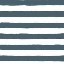 Bio-Jersey, Sea Friends, Kombi Streifen Blau