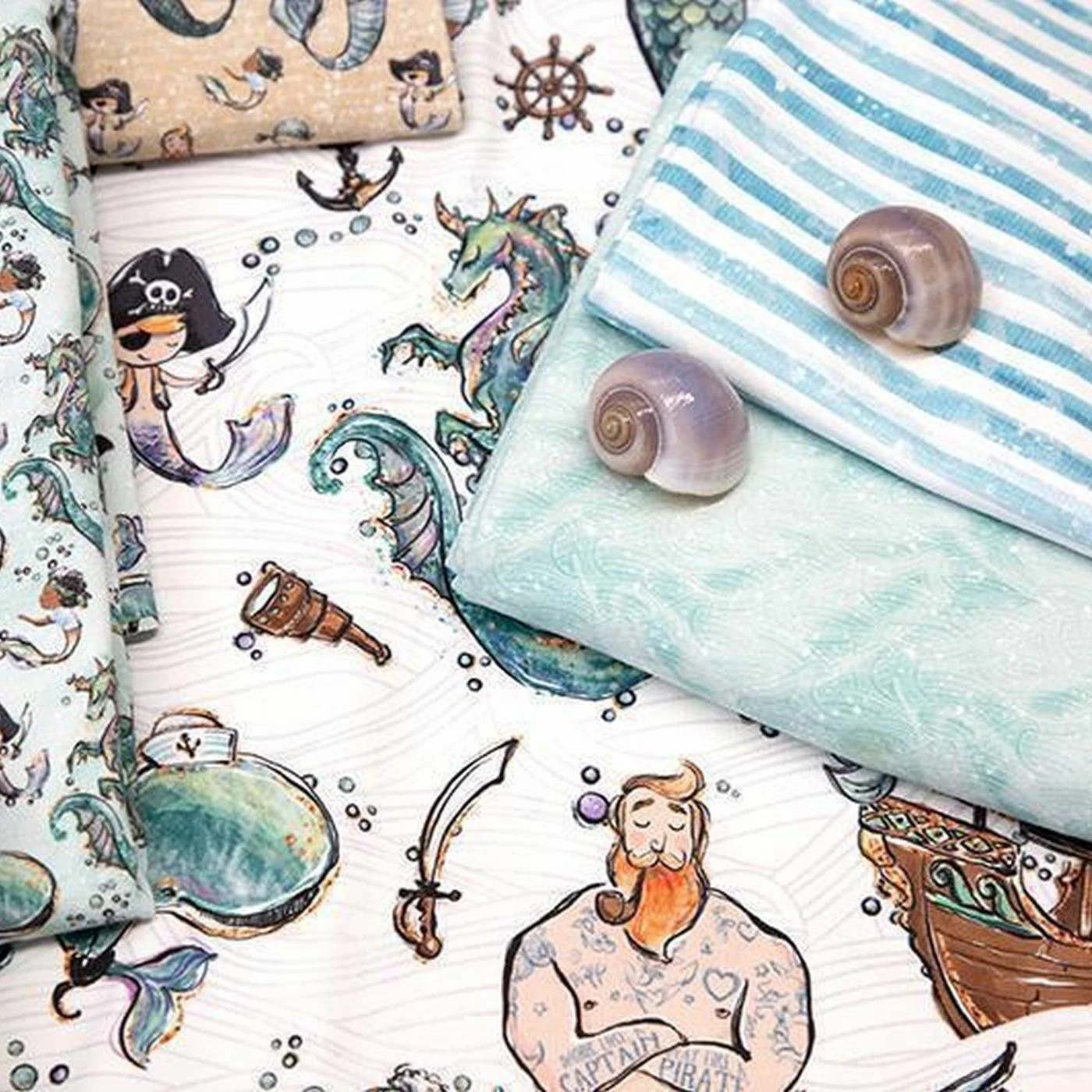 Bio-Jersey, SeaBoys, Kombi-Wellen Petrol 3 Bio-Jersey, SeaBoys, Kombi-Wellen Petrol – Bild 3