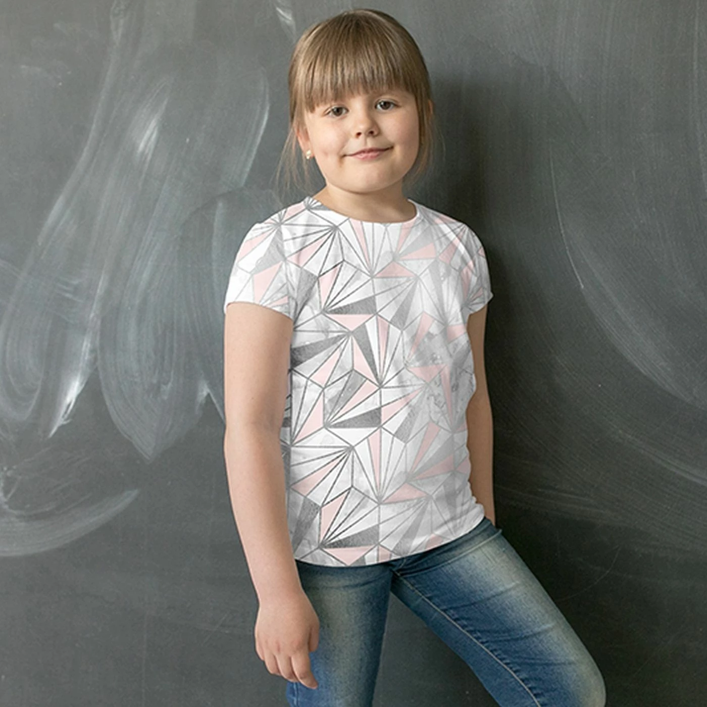 Bio-Jersey, Silver Dream Grafisch 3 Bio-Jersey, Silver Dream Grafisch – Bild 3