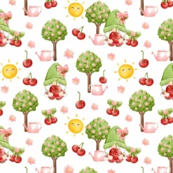 Bio-Jersey, Süßes Früchtchen, Kombi Kirschen