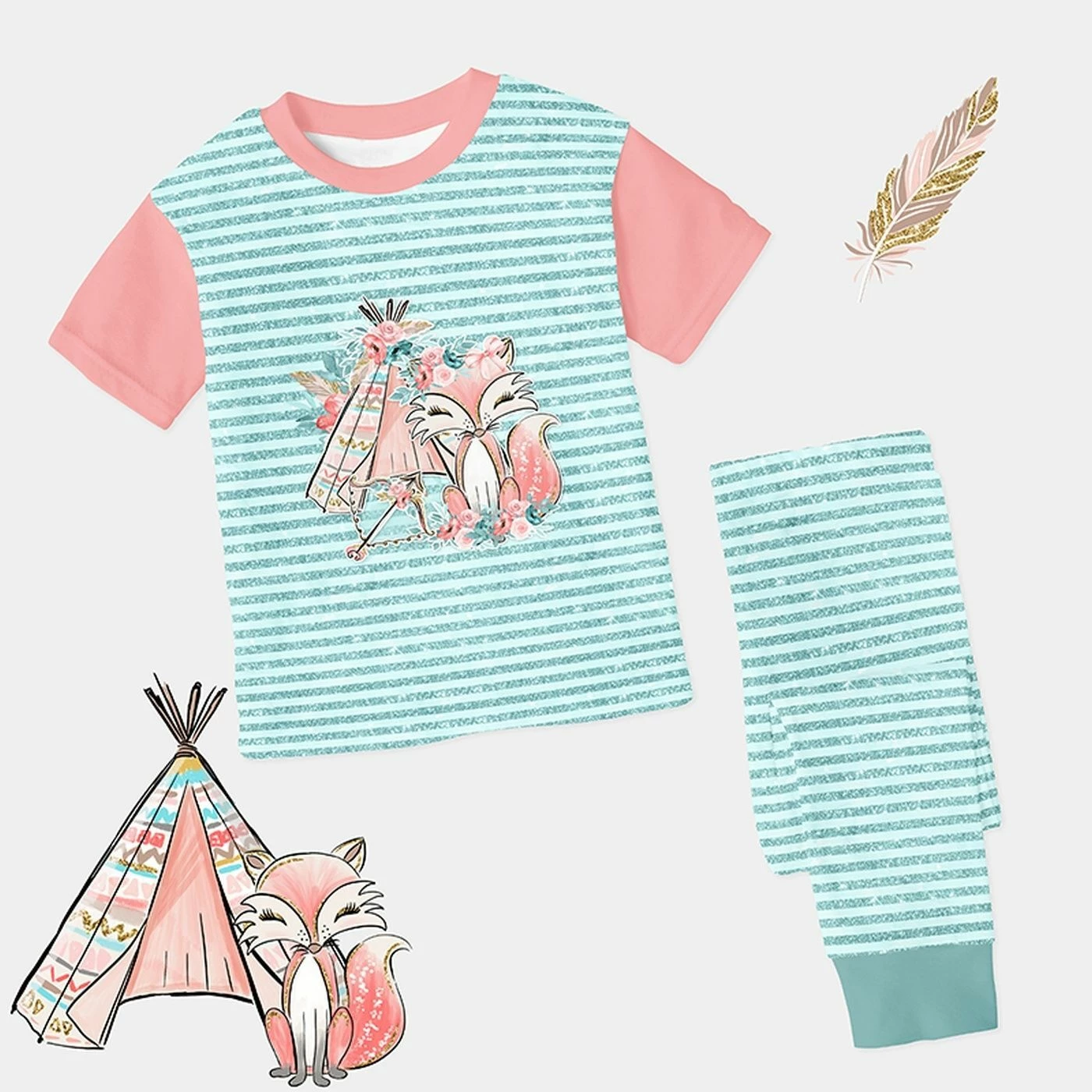 Bio-Jersey, Tipi II, Fuchsliebe 3 Bio-Jersey, Tipi II, Fuchsliebe – Bild 3