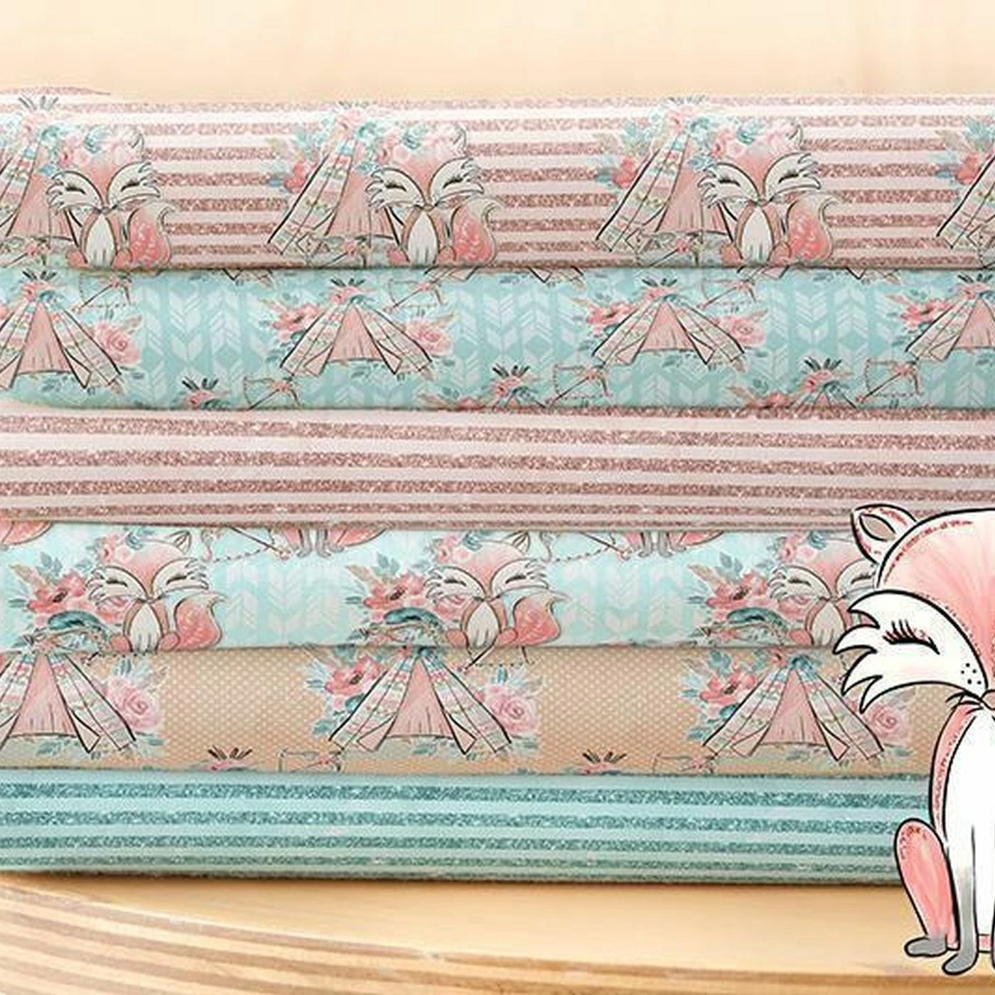 Bio-Jersey, Tipi II, Fuchsliebe 4 Bio-Jersey, Tipi II, Fuchsliebe – Bild 4