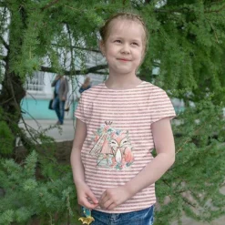 Bio-Jersey, Tipi Punkte, Fuchsliebe -Outlet STOFFWELTEN Store bio jersey tipi punkte fuchsliebe3