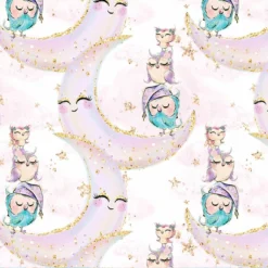 Bio-Jersey, Traumzeit Rosa, Eulenzeit