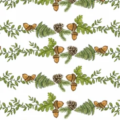 Bio-Jersey, Waldkindergarten, Tannenzweige, Streifen