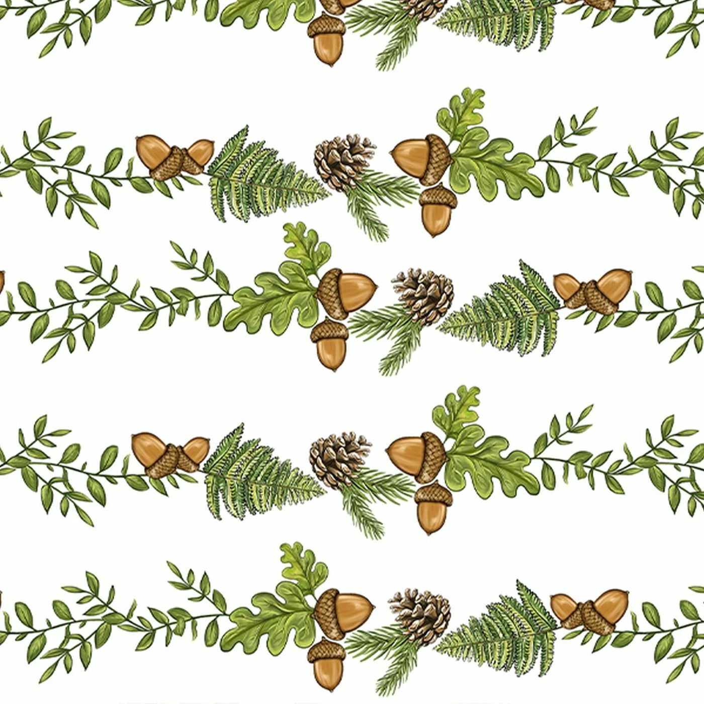 Bio-Jersey, Waldkindergarten, Tannenzweige, Streifen 1 Bio-Jersey, Waldkindergarten, Tannenzweige, Streifen