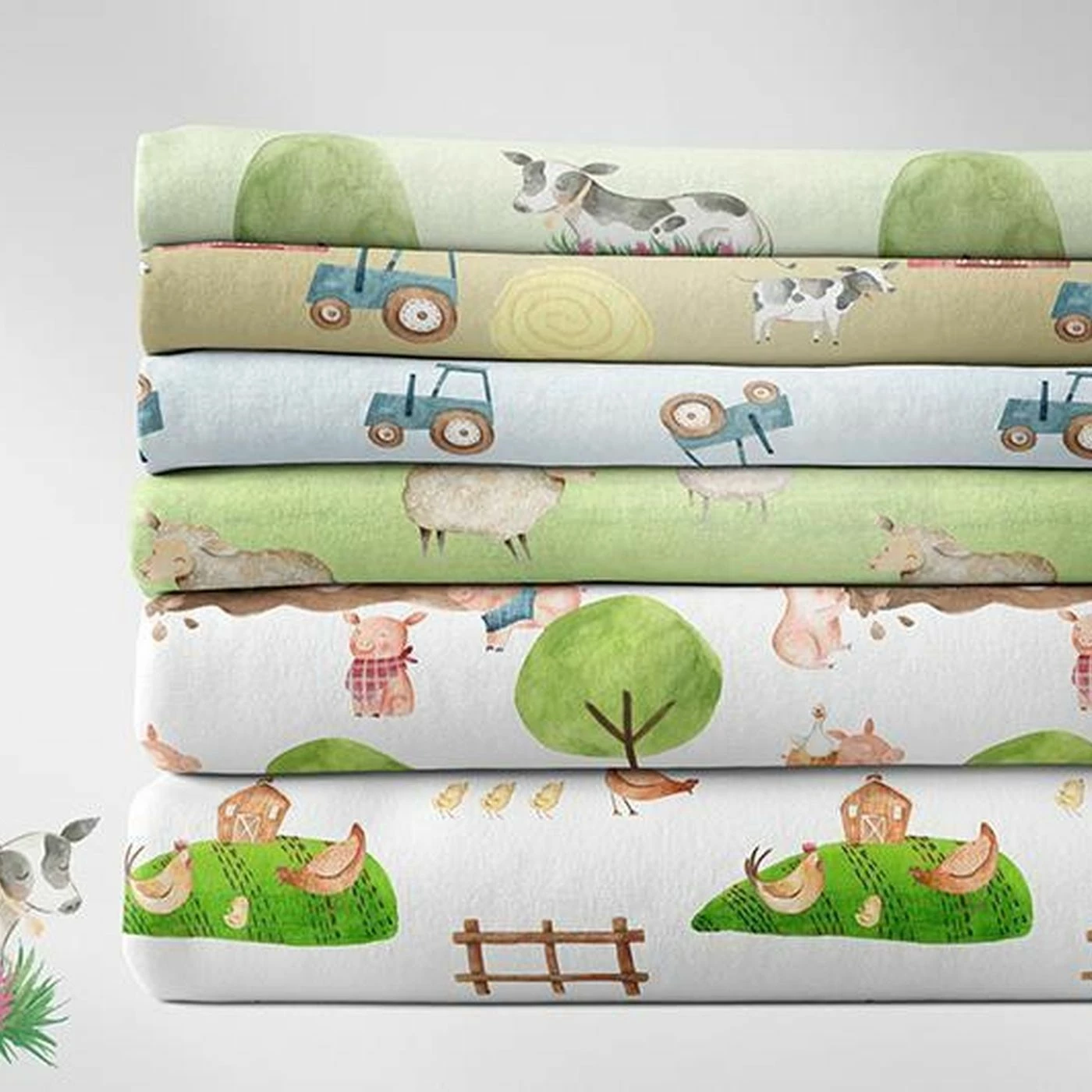 Bio-Jersey, Wolken, Bauernhof 5 Bio-Jersey, Wolken, Bauernhof – Bild 5