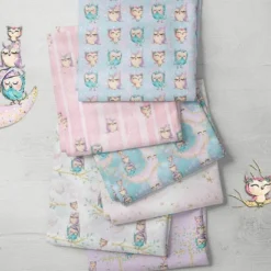 Bio-Jersey, Wolken & Sterne, Rosa, Eulenzeit 7 Bio-Jersey, Wolken & Sterne, Rosa, Eulenzeit -Outlet STOFFWELTEN Store bio jersey wolken sterne rosa eulenzeit4