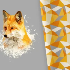 Bio-Jersey XL Panel + Kombistoff Ecktiere, Fuchs, 2 In 1