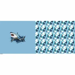 Bio-Jersey XL Panel + Kombistoff Ecktiere, Hai, 2 In 1 -Outlet STOFFWELTEN Store bio jersey xl panel kombistoff ecktiere hai 2 in 13