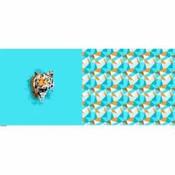 Bio-Jersey XL Panel + Kombistoff Ecktiere, Tiger, 2 In 1 -Outlet STOFFWELTEN Store bio jersey xl panel kombistoff ecktiere tiger 2 in 13