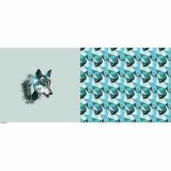 Bio-Jersey XL Panel + Kombistoff Ecktiere, Wolf, 2 In 1 -Outlet STOFFWELTEN Store bio jersey xl panel kombistoff ecktiere wolf 2 in 13