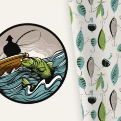 Bio-Jersey XL Panel + Kombistoff Gone Fishing, 2 In 1