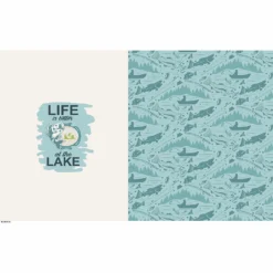 Bio-Jersey XL Panel + Kombistoff Gone Fishing, Life Is Better..., 2 In 1 5 Bio-Jersey XL Panel + Kombistoff Gone Fishing, Life Is Better..., 2 In 1 -Outlet STOFFWELTEN Store bio jersey xl panel kombistoff gone fishing life is better 2 in 13