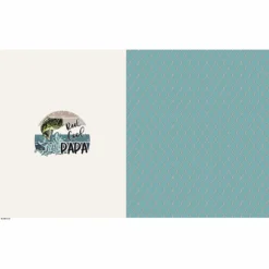 Bio-Jersey XL Panel + Kombistoff Gone Fishing, Reel Cool Papa, 2 In 1 -Outlet STOFFWELTEN Store bio jersey xl panel kombistoff gone fishing reel cool papa 2 in 13