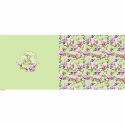 Bio-Jersey XL Panel + Kombistoff Magnolia Love, Enjoy The... Grün, 2 In 1 -Outlet STOFFWELTEN Store bio jersey xl panel kombistoff magnolia love enjoy the gruen 2 in 13