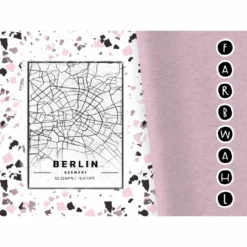 Bio-Jersey XXL Panel + Kombistoff City Trip Berlin, 2 In 1