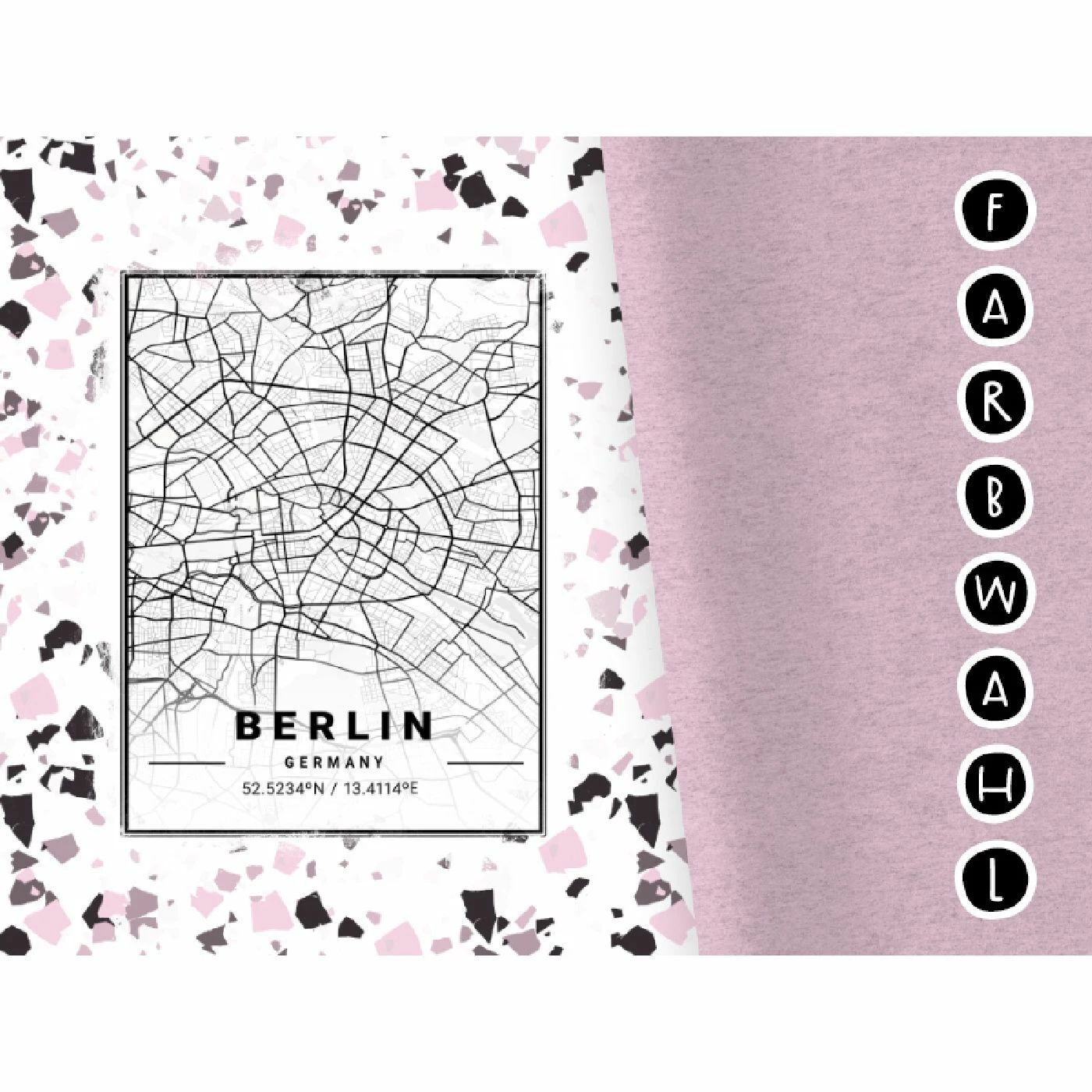 Bio-Jersey XXL Panel + Kombistoff City Trip Berlin, 2 In 1 1 Bio-Jersey XXL Panel + Kombistoff City Trip Berlin, 2 In 1