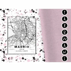 Bio-Jersey XXL Panel + Kombistoff City Trip Madrid, 2 In 1