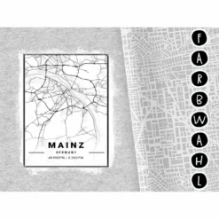 Bio-Jersey XXL Panel + Kombistoff City Trip Mainz, 2 In 1