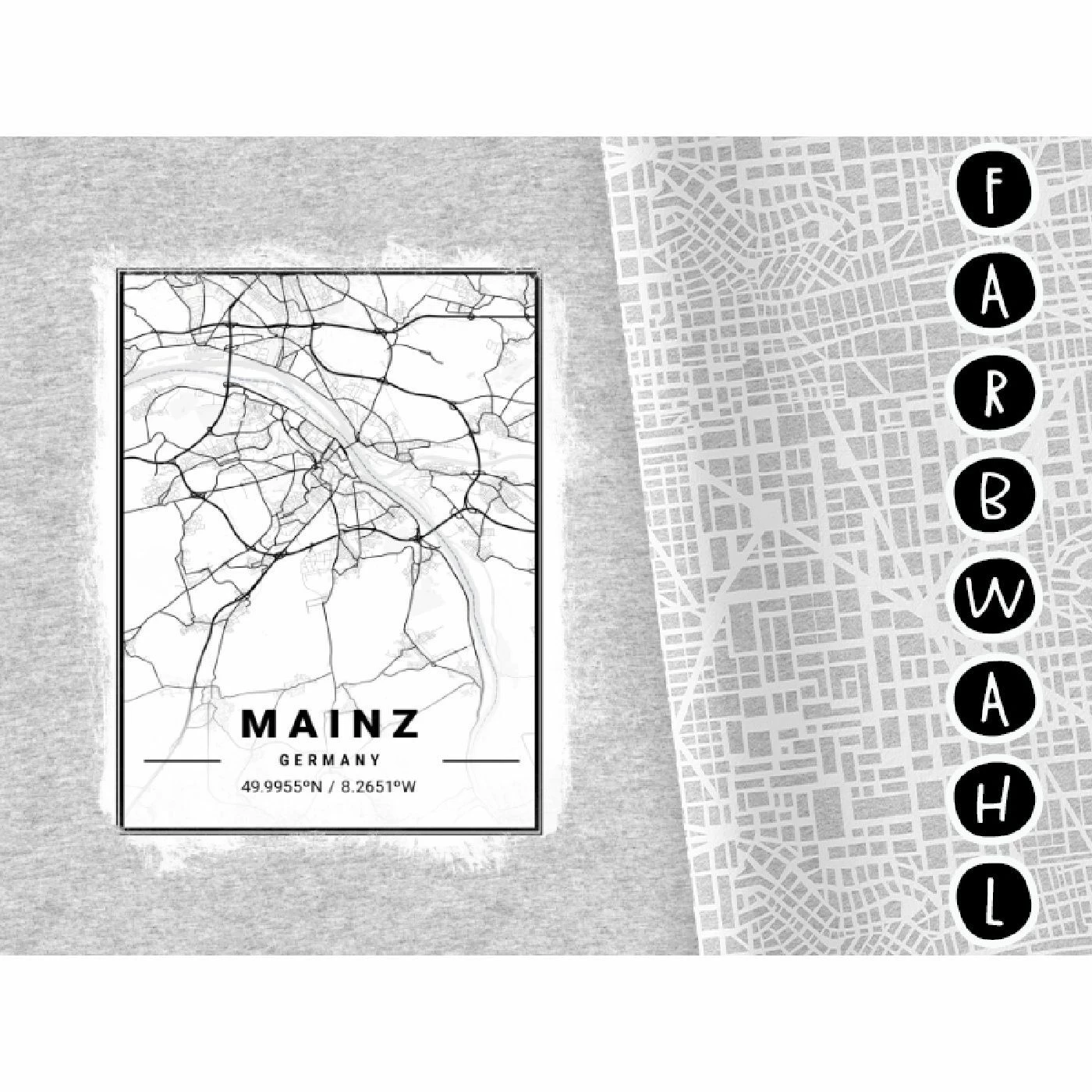 Bio-Jersey XXL Panel + Kombistoff City Trip Mainz, 2 In 1 1 Bio-Jersey XXL Panel + Kombistoff City Trip Mainz, 2 In 1