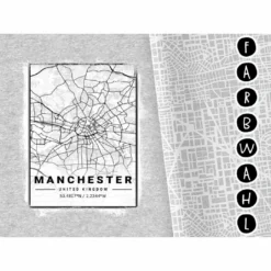 Bio-Jersey XXL Panel + Kombistoff City Trip Manchester, 2 In 1