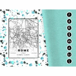 Bio-Jersey XXL Panel + Kombistoff City Trip Rome, 2 In 1